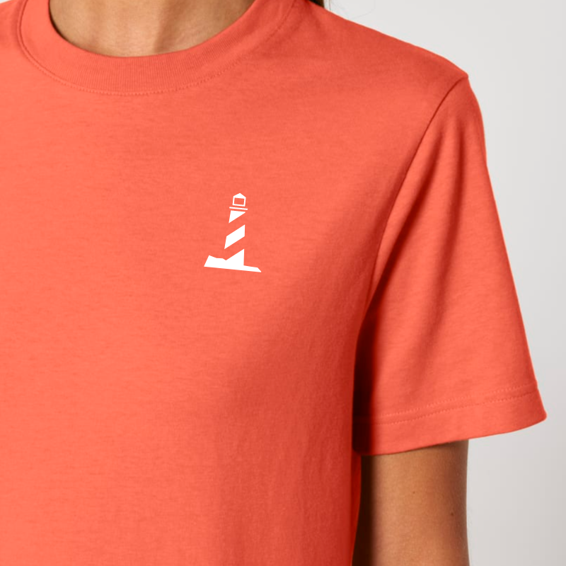 Unisex Orange Lighthouse Logo Tee