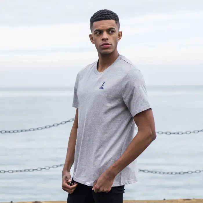 Unisex Heather Grey Lighthouse Logo Tee